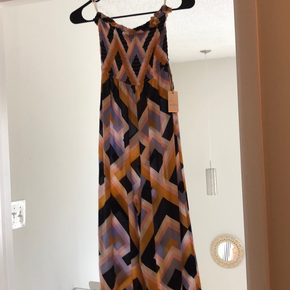 NWT Forever21 Strapless Colorful Jumper